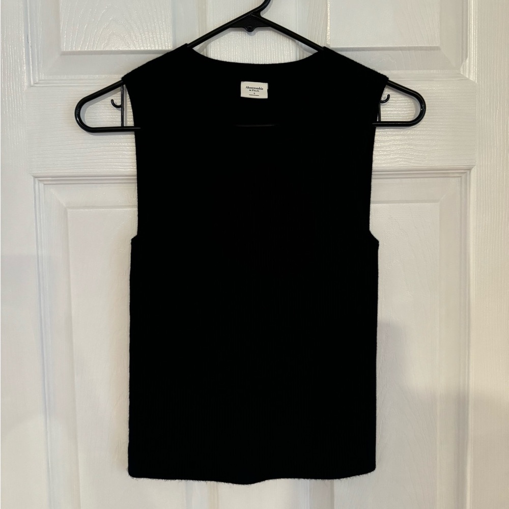 NWT A&F Black Ribbed Tank